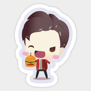 Cute RM wanna Burger?? Sticker